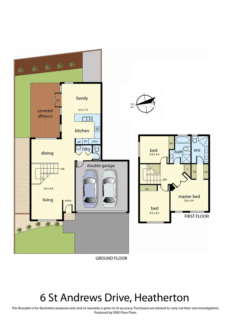 Floorplan of Homely house listing, 6 St Andrews Drive, Heatherton VIC 3202