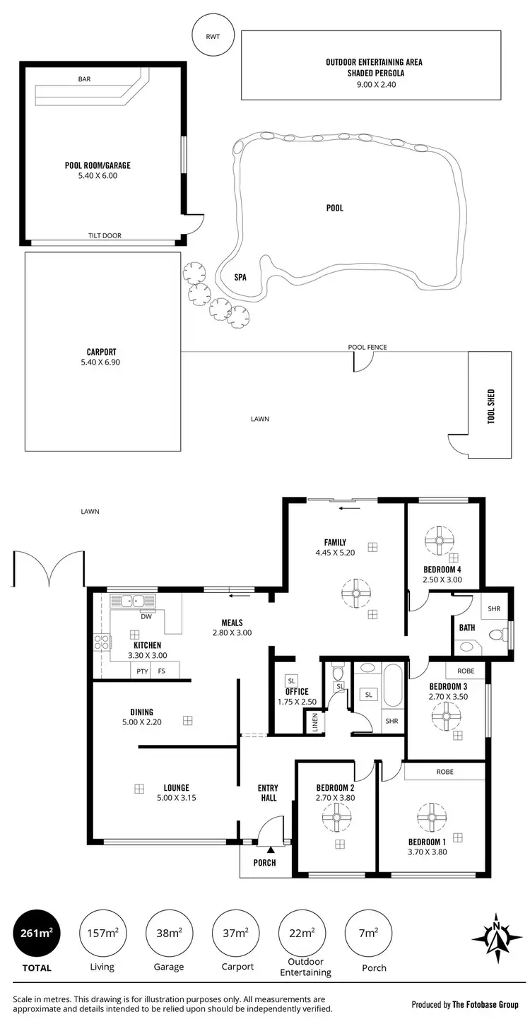 Floorplan of Homely house listing, 33 Kathleen Street, Morphett Vale SA 5162