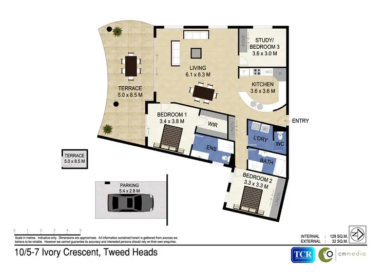 Floorplan of Homely apartment listing, 10/5-9 Ivory Crescent, Tweed Heads NSW 2485