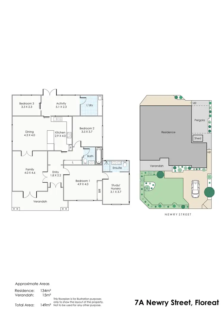 Floorplan of Homely house listing, 7A Newry Street, Floreat WA 6014