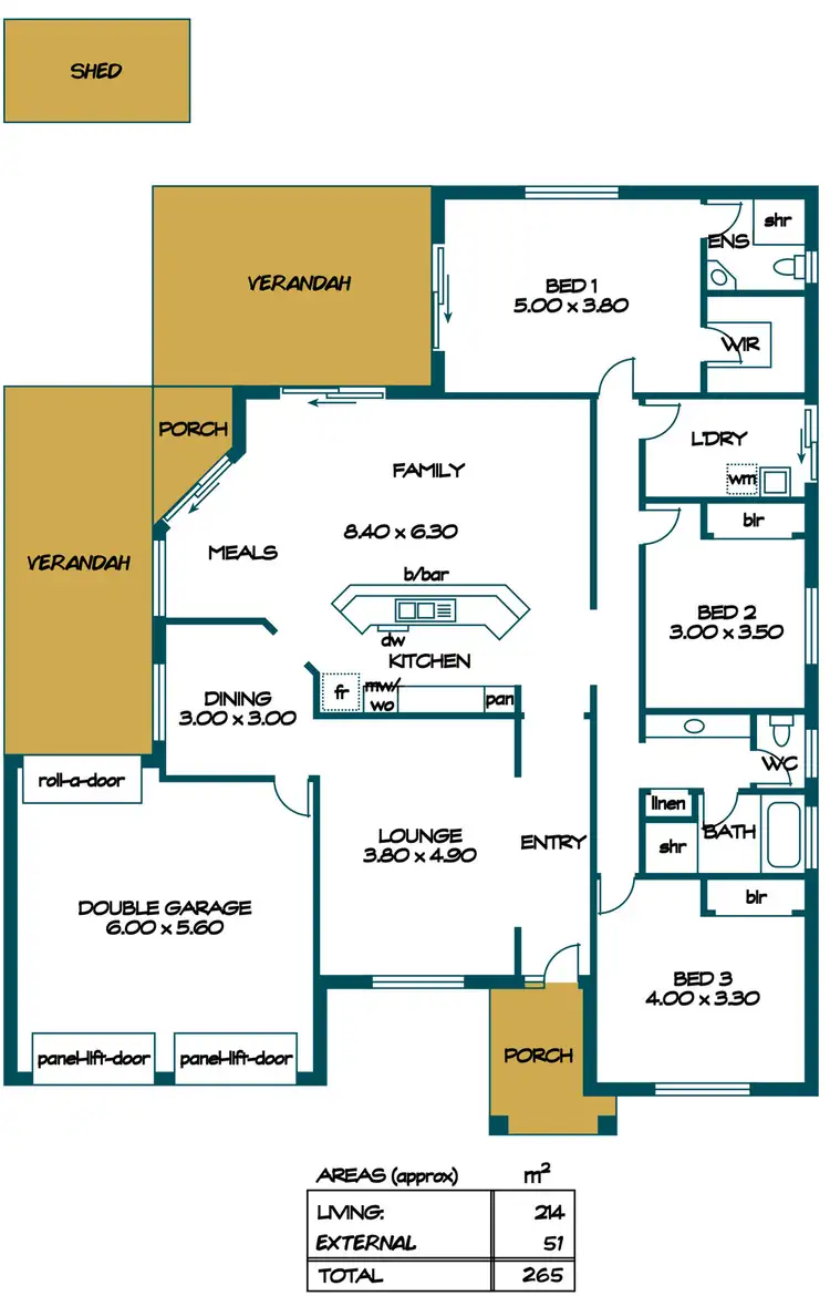 Floorplan of Homely house listing, 11 Loddon Street, Ferryden Park SA 5010