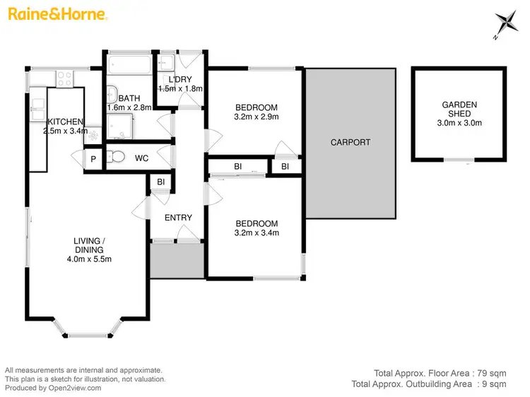 Floorplan of Homely unit listing, Unit 3/11 Karachi Street, Midway Point TAS 7171