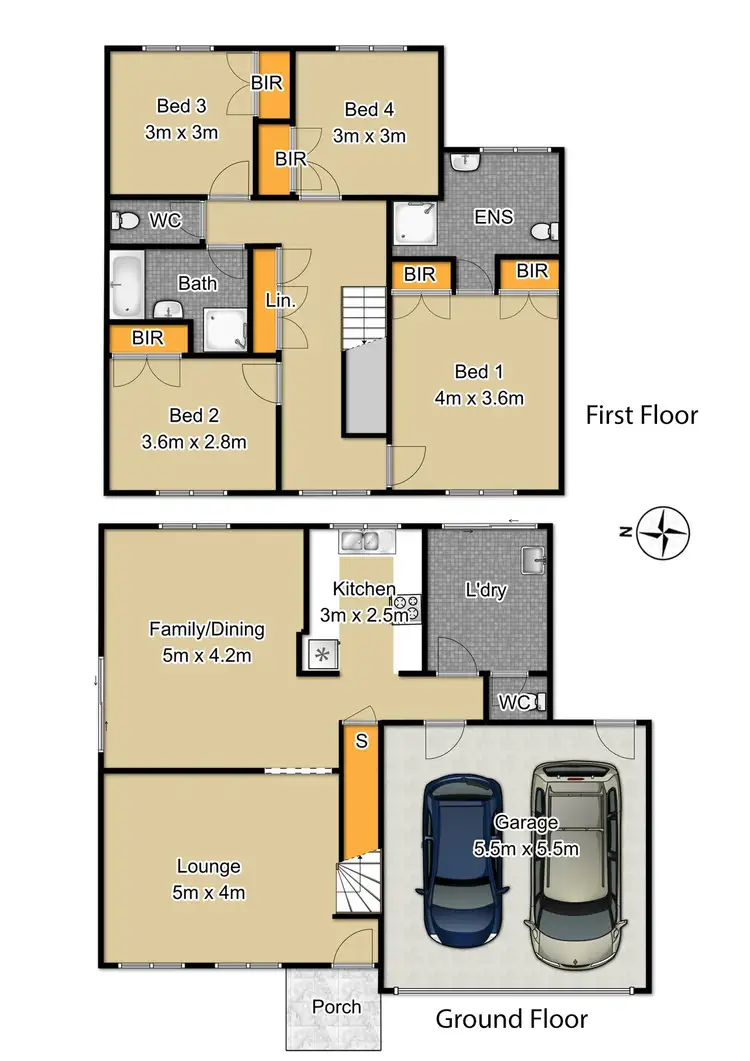 Floorplan of Homely house listing, 32 Snowgum Street, Acacia Gardens NSW 2763