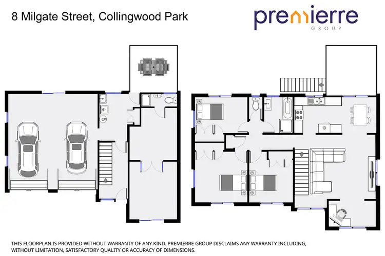 Floorplan of Homely house listing, 8 Milgate Street, Collingwood Park QLD 4301