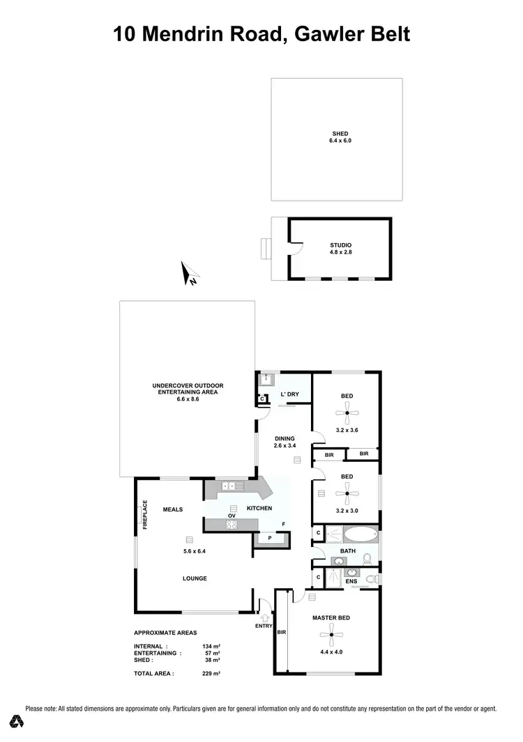 Floorplan of Homely house listing, 10 Mendrin Road, Gawler Belt SA 5118
