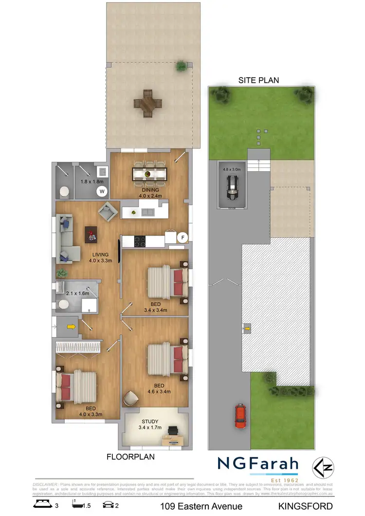 Floorplan of Homely house listing, 109 Eastern Avenue, Kingsford NSW 2032