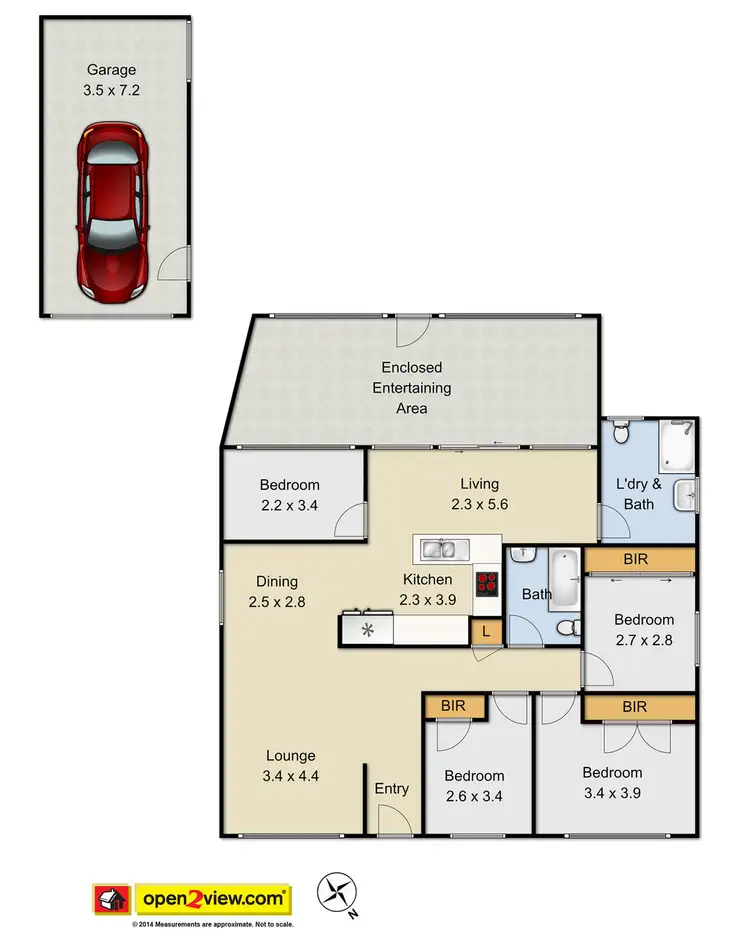 Floorplan of Homely house listing, 107 Richmond Road, Cambridge Park NSW 2747