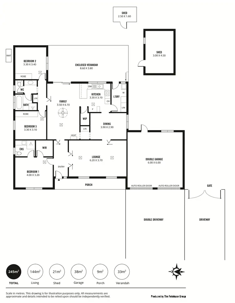 Floorplan of Homely house listing, 10 Thornleigh Court, Morphett Vale SA 5162