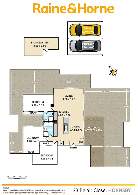 Floorplan of Homely unit listing, 33/1-3 Belair Close, Hornsby NSW 2077