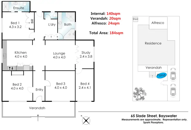 Floorplan of Homely house listing, 65 Slade Street, Bayswater WA 6053