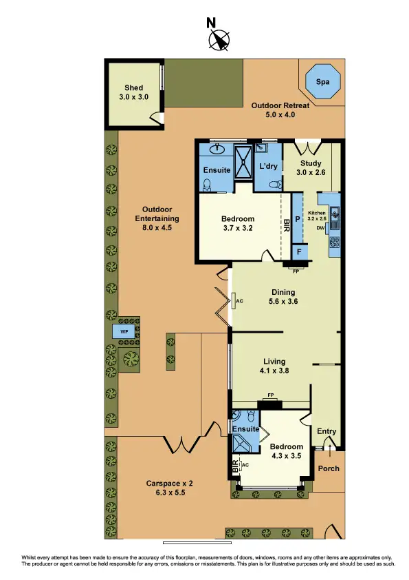 Floorplan of Homely house listing, 264 Melbourne Road, Newport VIC 3015