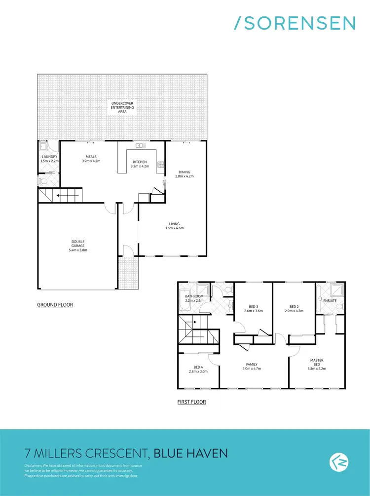 Floorplan of Homely house listing, 7 Miller Crescent, Blue Haven NSW 2262