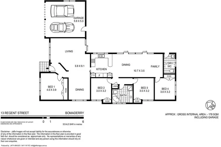 Floorplan of Homely house listing, 13 Regent Place, Bomaderry NSW 2541