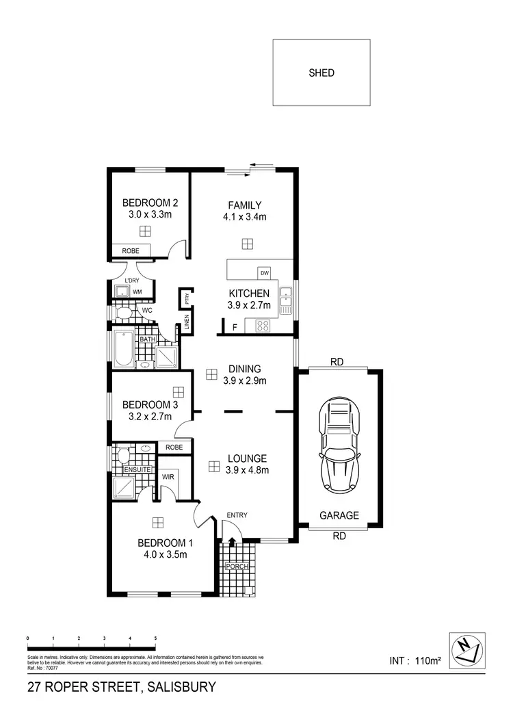 Floorplan of Homely house listing, 27 Roper Street, Salisbury SA 5108