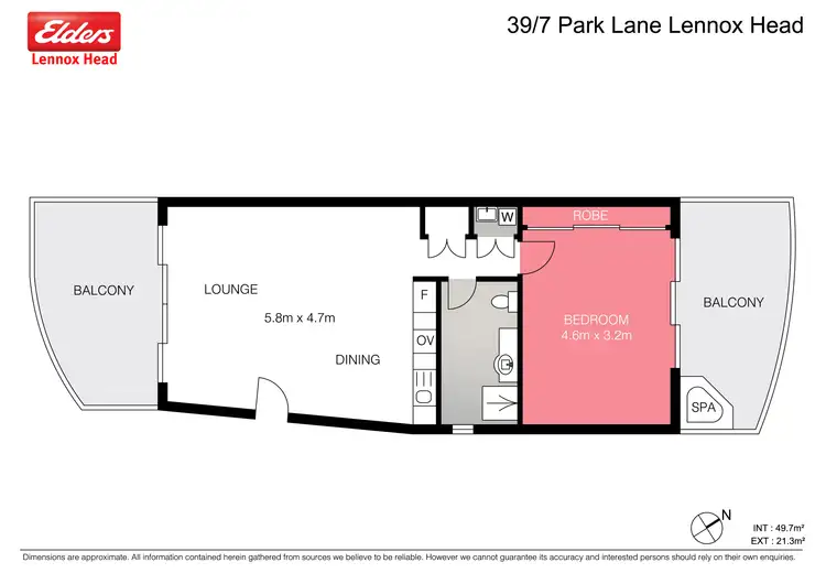 Floorplan of Homely unit listing, 39/7 Park Lane, Lennox Head NSW 2478