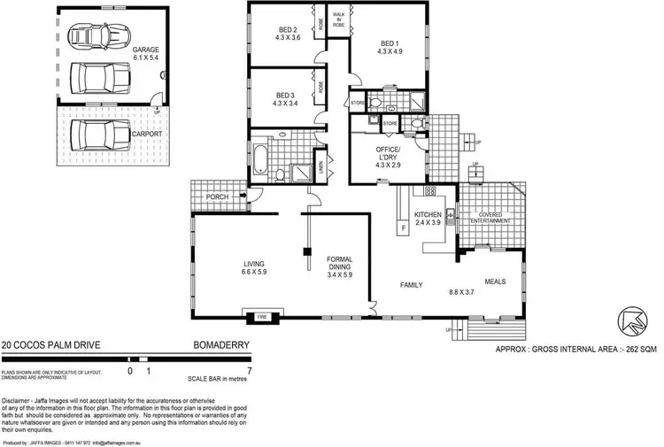 Floorplan of Homely house listing, 20 Cocos Palm Drive, Bomaderry NSW 2541