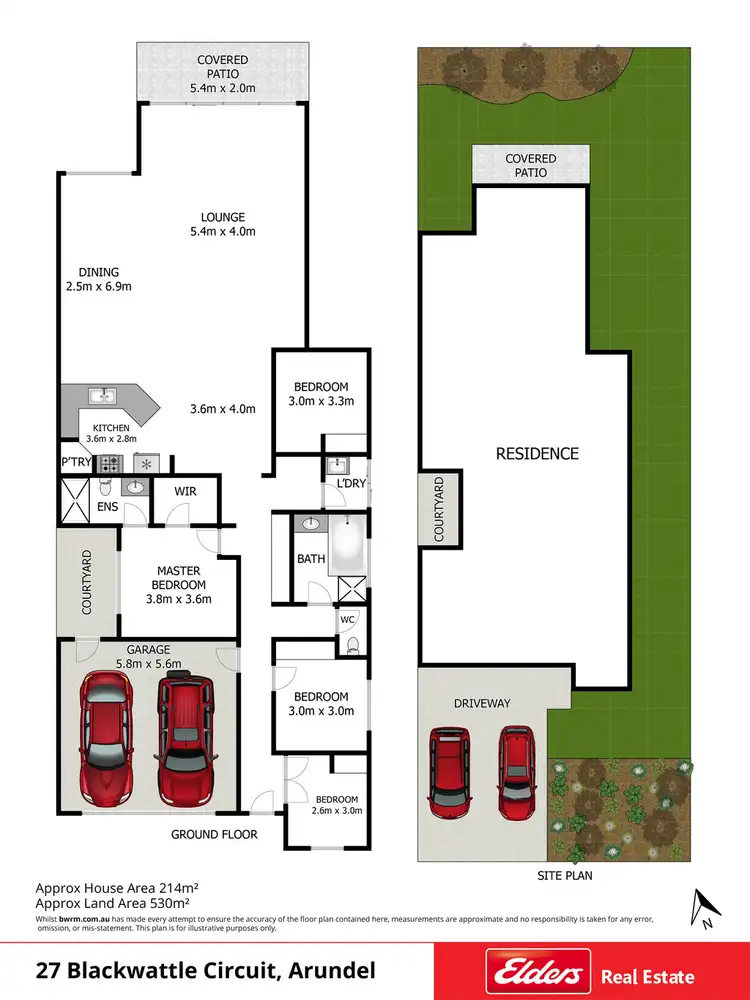 Floorplan of Homely house listing, 27 BLACKWATTLE CIRCUIT, Arundel QLD 4214