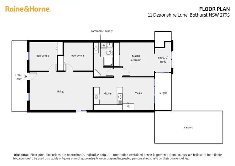 Floorplan of Homely house listing, 11 Devonshire Lane, Bathurst NSW 2795