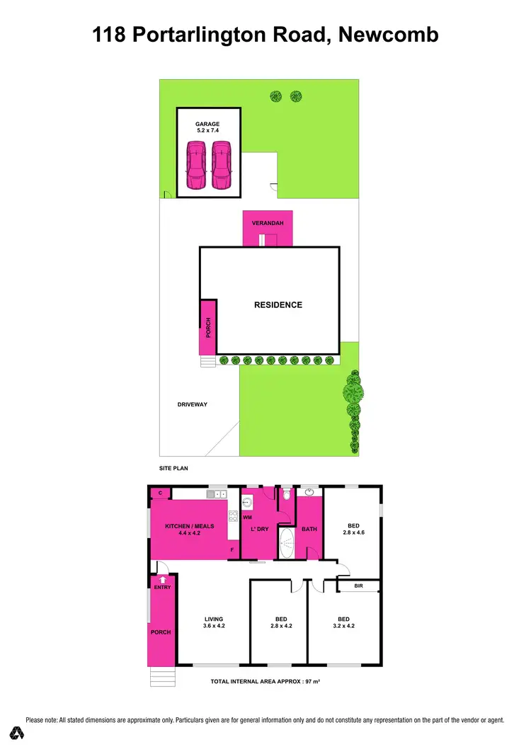 Floorplan of Homely house listing, 118 Portarlington Road, Newcomb VIC 3219