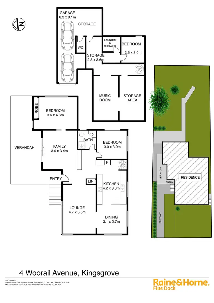 Floorplan of Homely house listing, 4 WOORAIL AVENUE, Kingsgrove NSW 2208