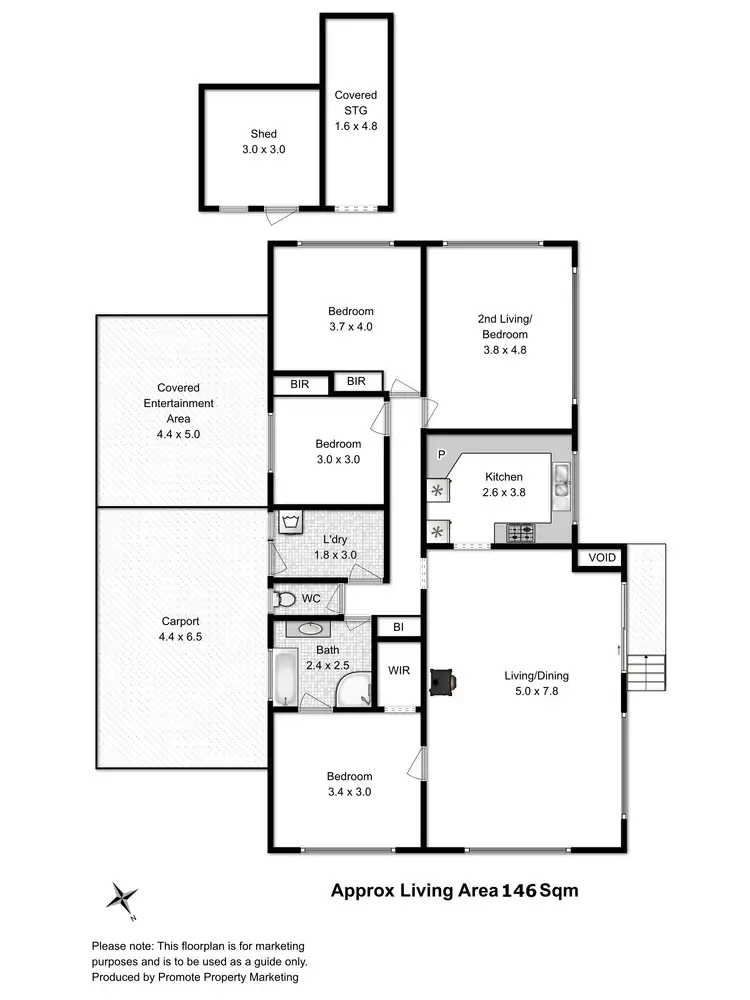Floorplan of Homely house listing, 7-8 Howells Place, Triabunna TAS 7190