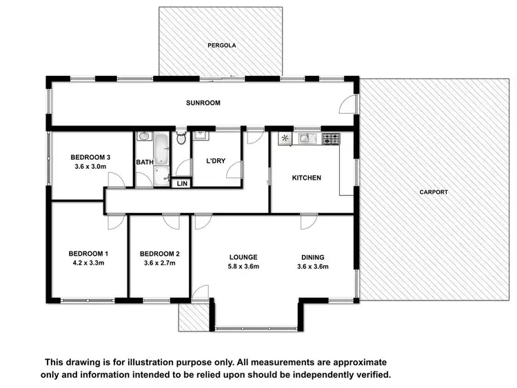 Floorplan of Homely house listing, 3 Yahl Main Road, Yahl SA 5291