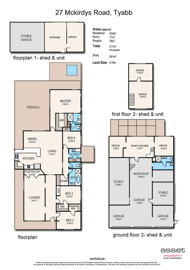 Floorplan of Homely rural property listing, 27 Mckirdys Road, Tyabb VIC 3913