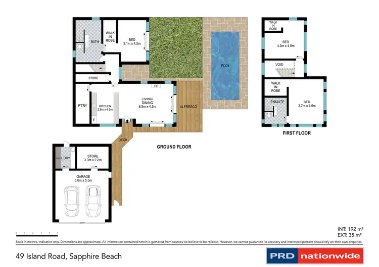 Floorplan of Homely house listing, 49 Island Road, Sapphire Beach NSW 2450