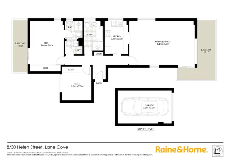 Floorplan of Homely apartment listing, 8/30-36 Helen Street, Lane Cove NSW 2066