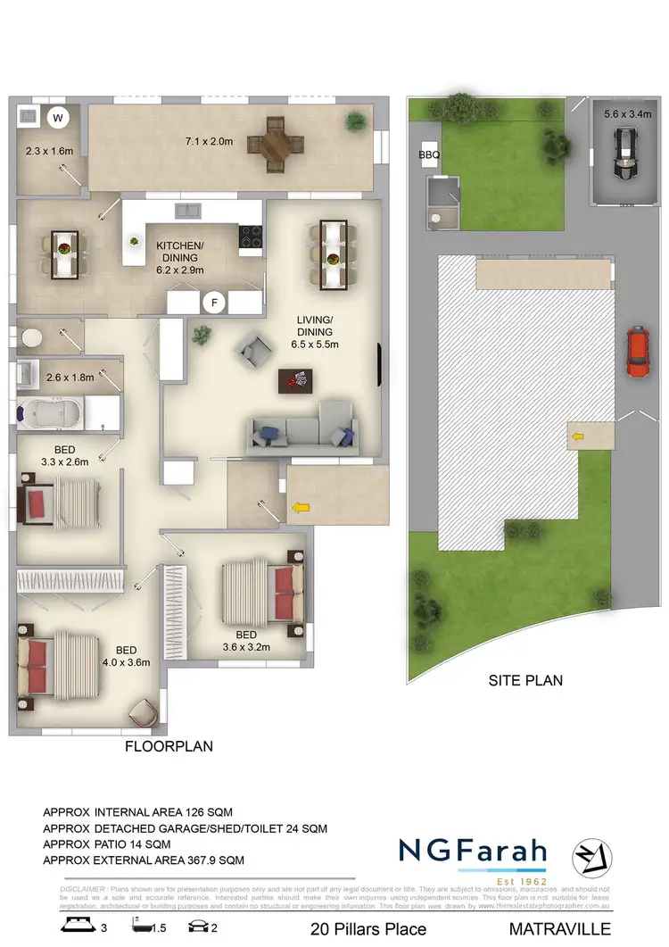 Floorplan of Homely house listing, 20 Pillars Place, Matraville NSW 2036