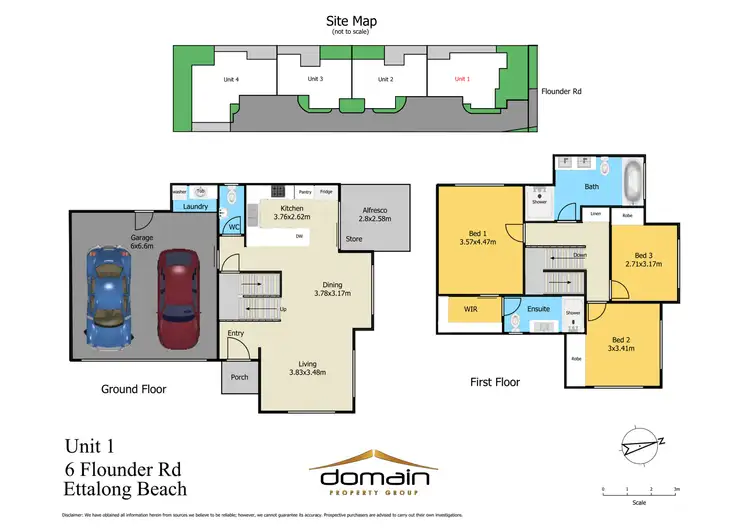 Floorplan of Homely townhouse listing, 1/6 Flounder Road, Ettalong Beach NSW 2257