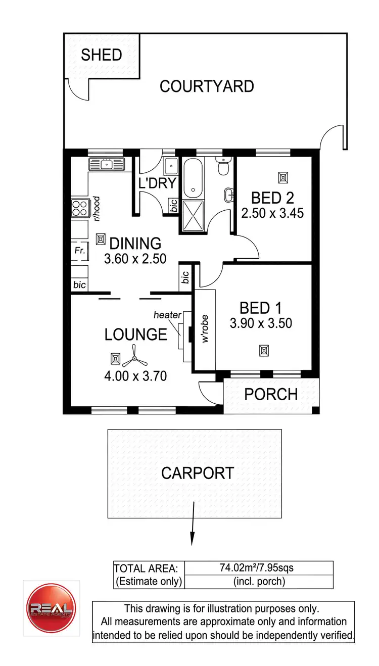 Floorplan of Homely unit listing, 8/109 Morphett Road, Morphettville SA 5043