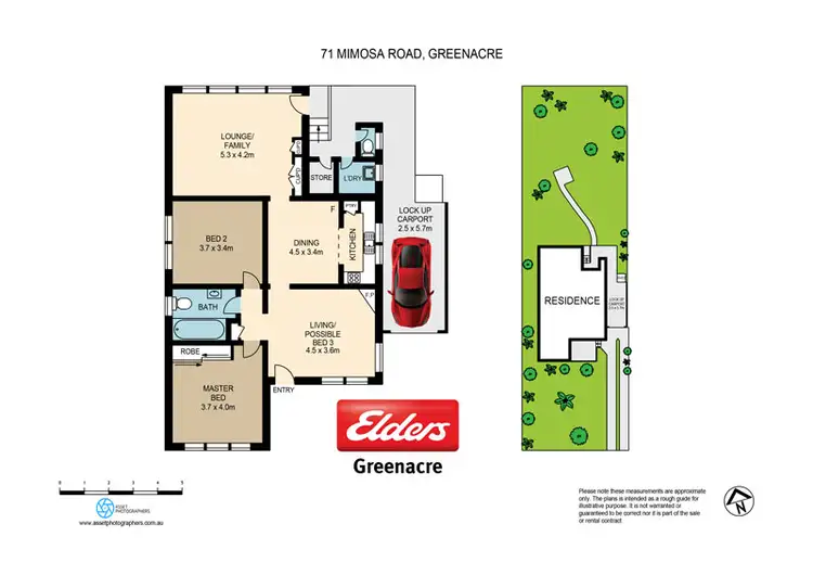 Floorplan of Homely house listing, 71 Mimosa Road, Greenacre NSW 2190