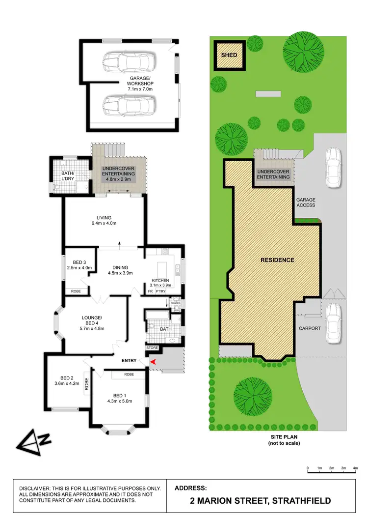 Floorplan of Homely house listing, 2 MARION STREET, Strathfield NSW 2135