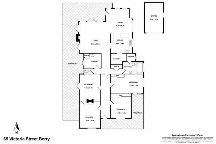 Floorplan of Homely house listing, 65 Victoria Street, Berry NSW 2535