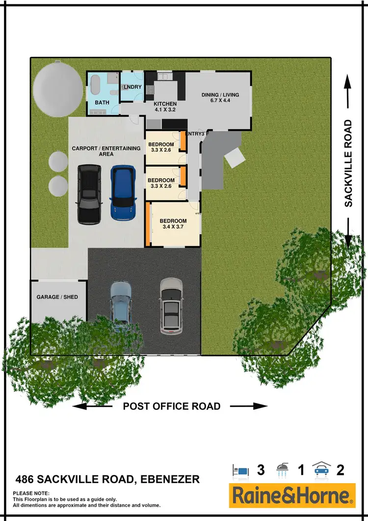 Floorplan of Homely house listing, 486 SACKVILLE ROAD, Ebenezer NSW 2756