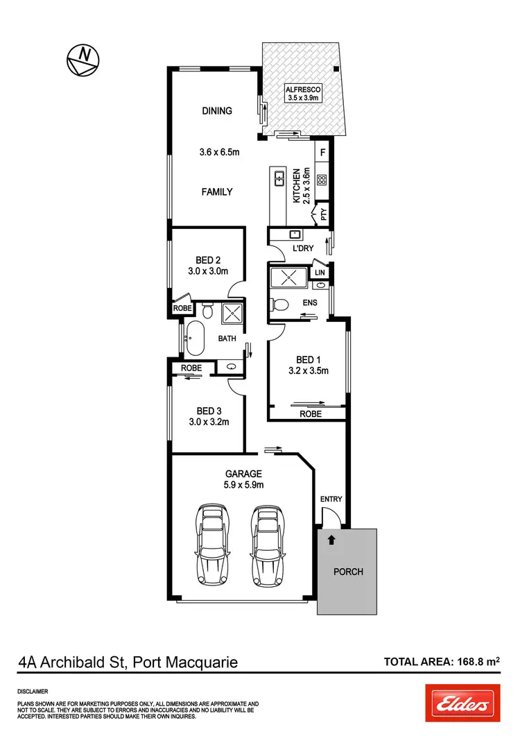 Floorplan of Homely house listing, 4A Archibald Street, Port Macquarie NSW 2444