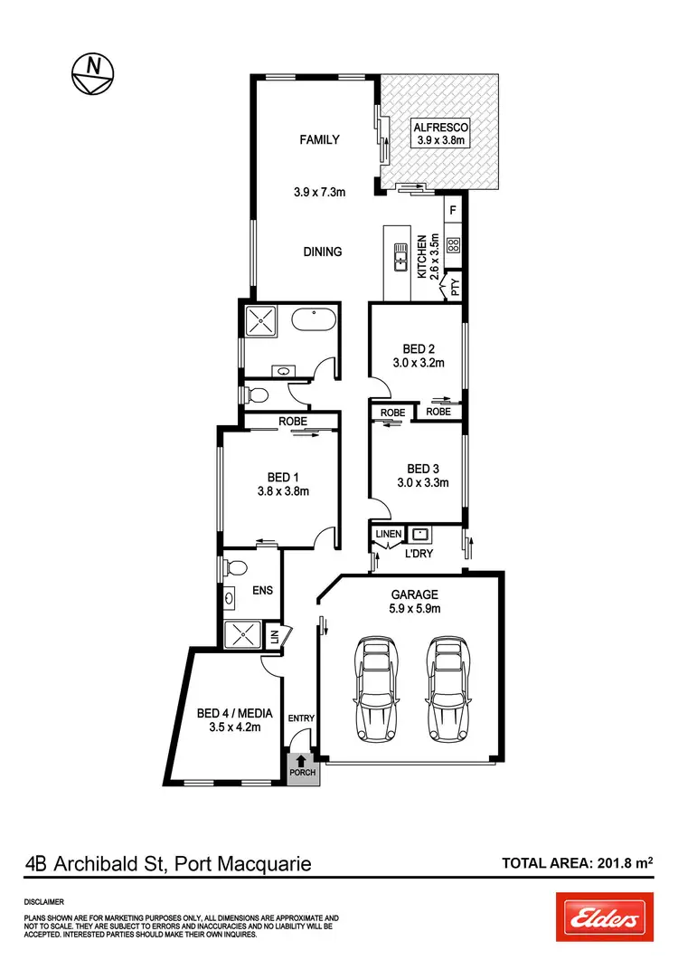 Floorplan of Homely house listing, 4B Archibald Street, Port Macquarie NSW 2444