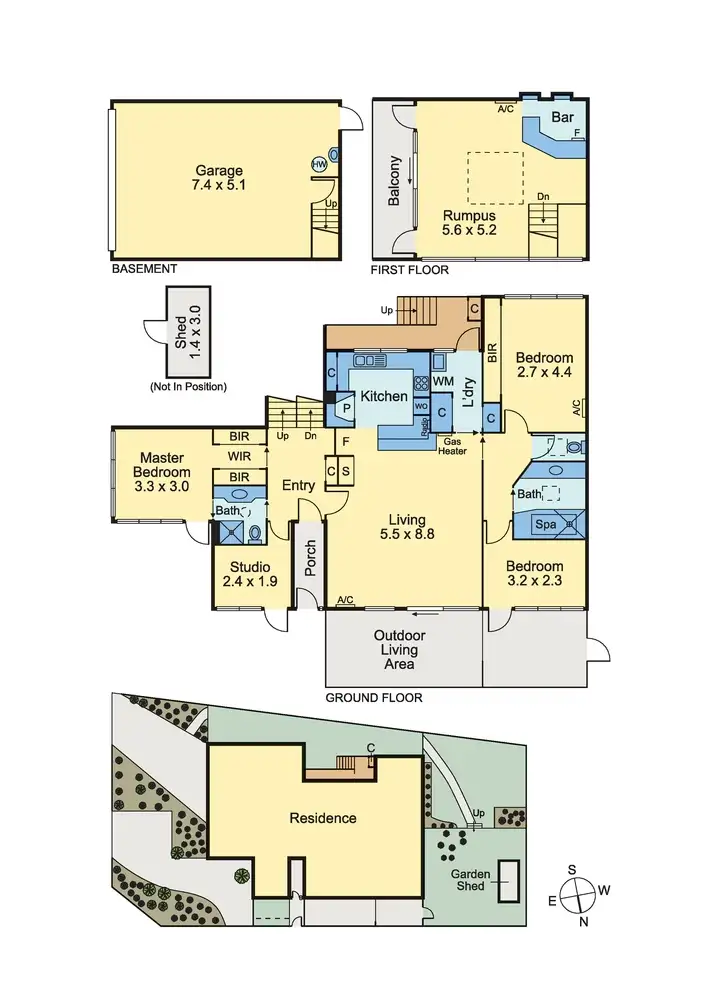 Floorplan of Homely house listing, 21 Glenscott Crescent, Strathmore Heights VIC 3041
