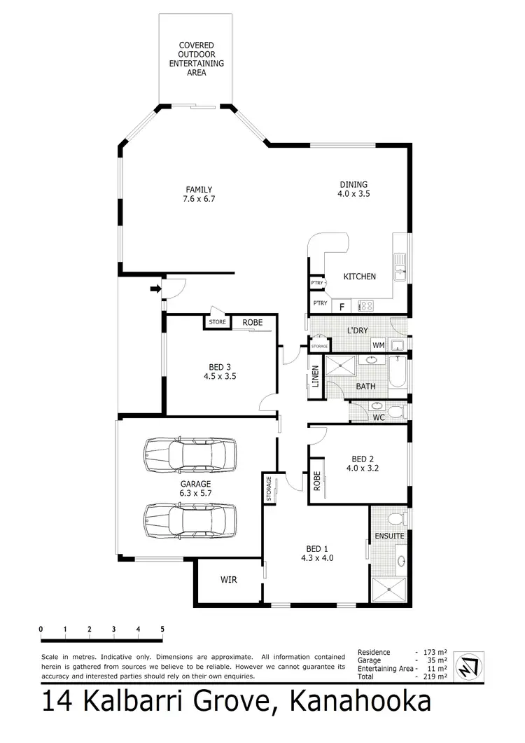 Floorplan of Homely house listing, 14 Kalbarri Grove, Kanahooka NSW 2530