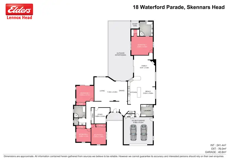 Floorplan of Homely house listing, 18 Waterford Parade, Skennars Head NSW 2478