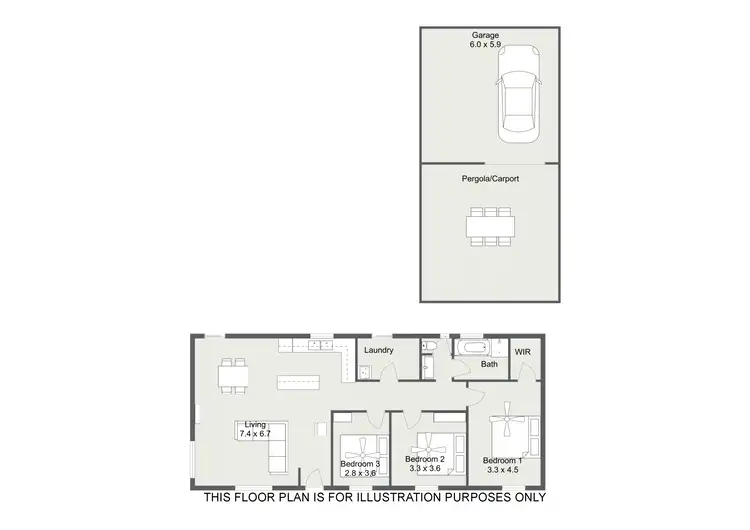 Floorplan of Homely house listing, 21 BUTLER TERRACE, Naracoorte SA 5271