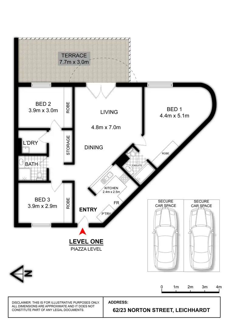 Floorplan of Homely apartment listing, 62/23 Norton Street, Leichhardt NSW 2040