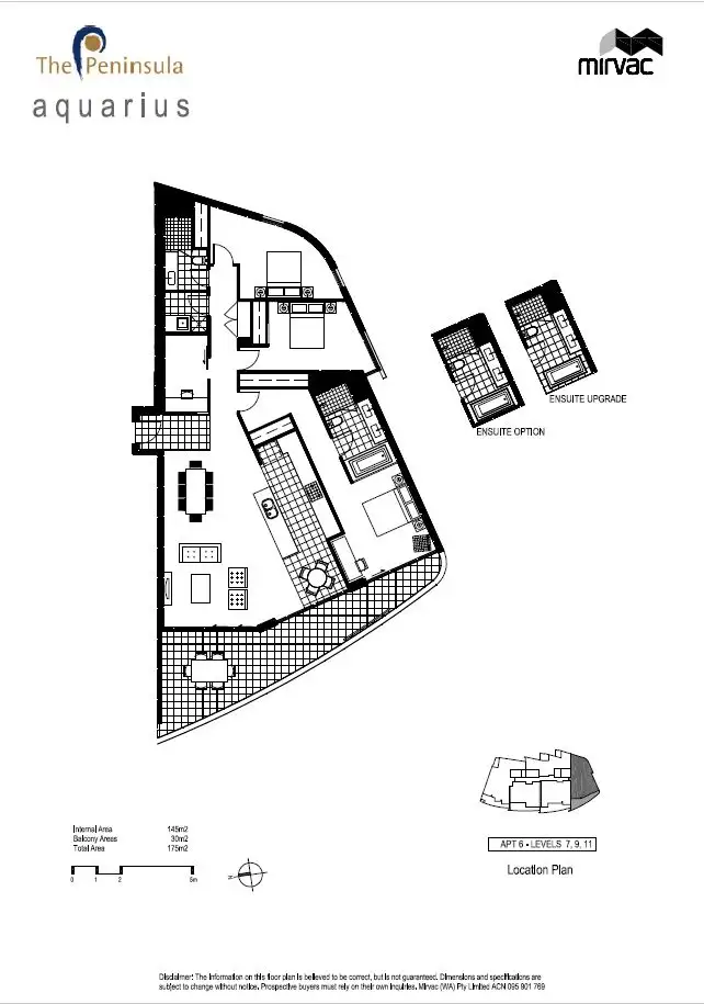 Floorplan of Homely apartment listing, 1106/21 Bow River Crescent, Burswood WA 6100