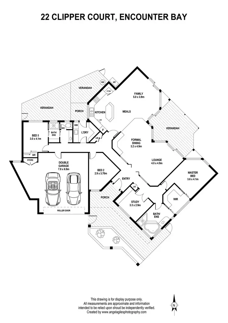 Floorplan of Homely house listing, 22 CLIPPER COURT, Encounter Bay SA 5211