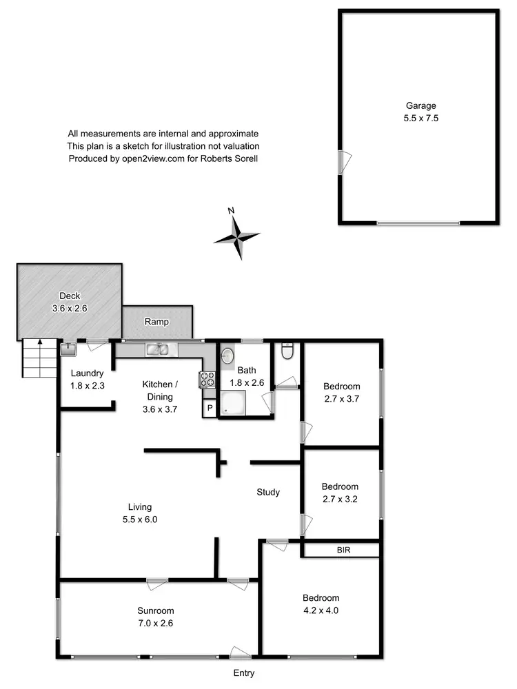 Floorplan of Homely house listing, 4 Pengana St, Dodges Ferry TAS 7173