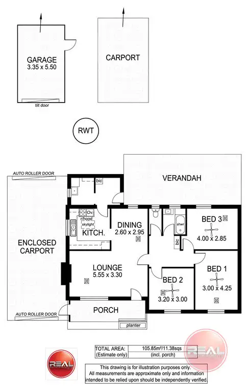 Floorplan of Homely house listing, 299 Oaklands Road, Marion SA 5043