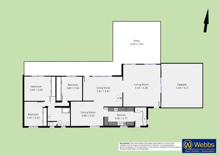Floorplan of Homely rural property listing, 43 Kia Ora Hill Road, Gloucester NSW 2422