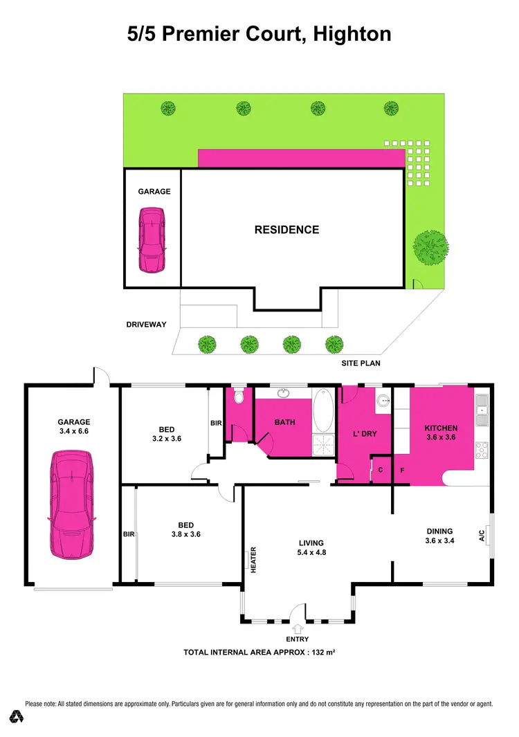 Floorplan of Homely house listing, 5/5 Premier Court, Highton VIC 3216