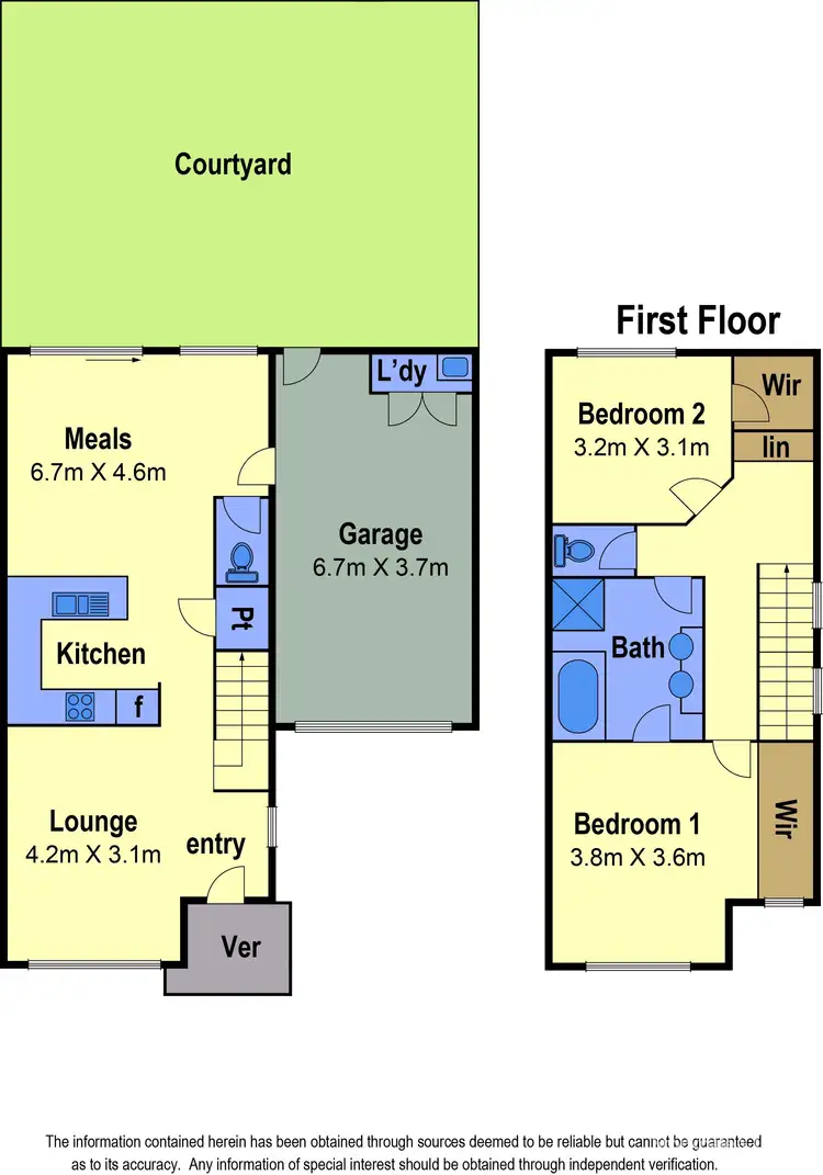 Floorplan of Homely townhouse listing, 17/5 Delacombe Drive, Mill Park VIC 3082